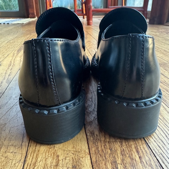 Prada platform leather loafers size 37.5 - Picture 12 of 14